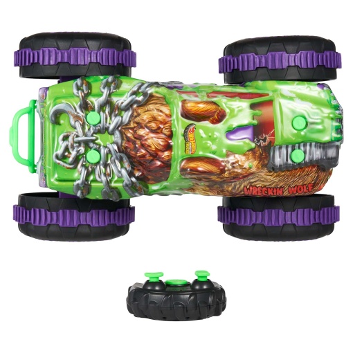 Hot Wheels Monster Trucks Mutant Chaos remote-controlled vehicle Wreckin' Wolf Mattel JMM77