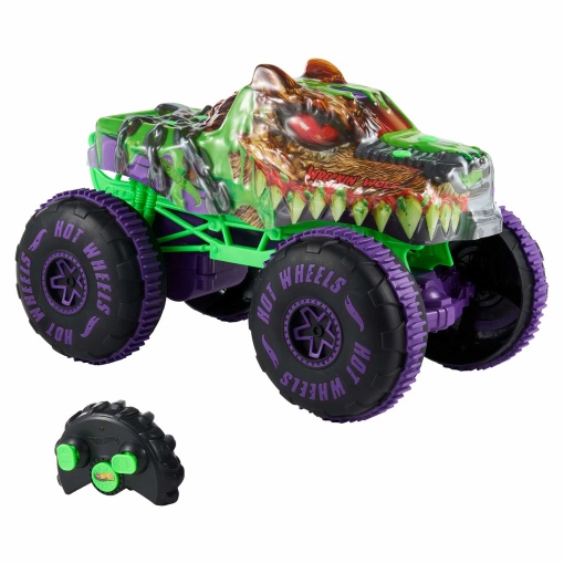 Hot Wheels Monster Trucks Mutant Chaos remote-controlled vehicle Wreckin' Wolf Mattel JMM77