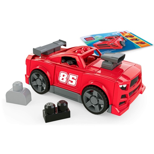 Mega Bloks 26-piece race car to build 3 in 1 Mattel JKG35