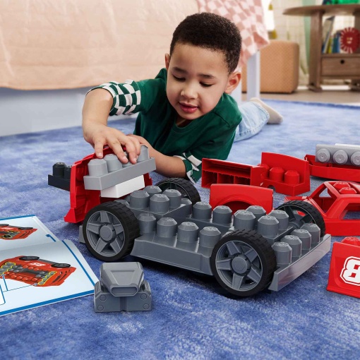 Mega Bloks 26-piece race car to build 3 in 1 Mattel JKG35