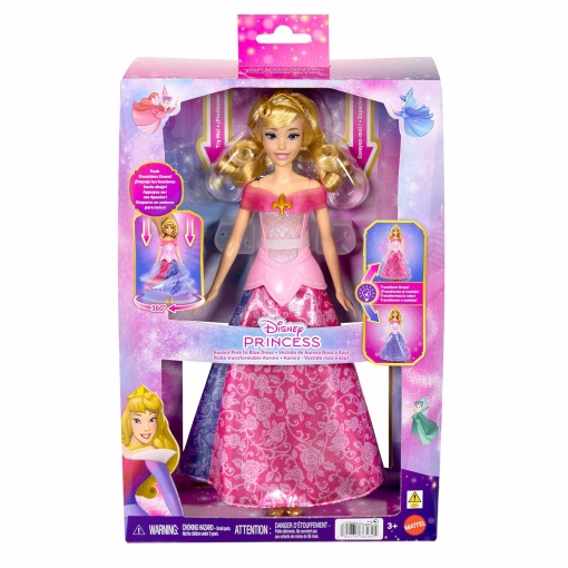 Princesa Disney Aurora look mágico Mattel JLK24