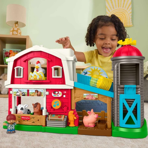Little People quinta de animais divertida para cuidar Fisher-Price Mattel JGX09