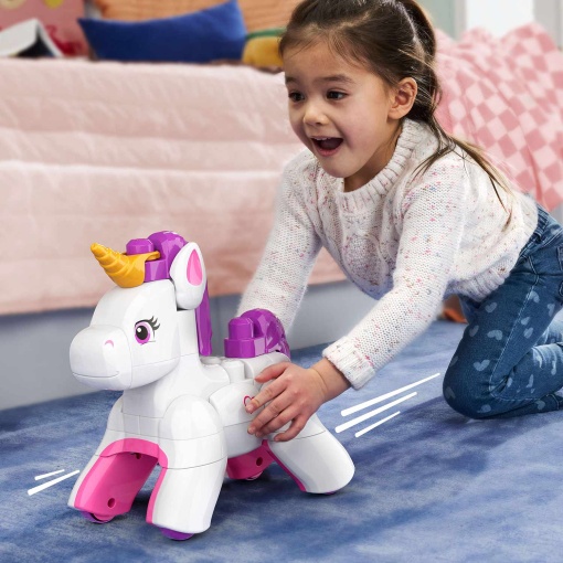 Mega Bloks 26-piece charming unicorn to build 3 in 1 Mattel JKG36
