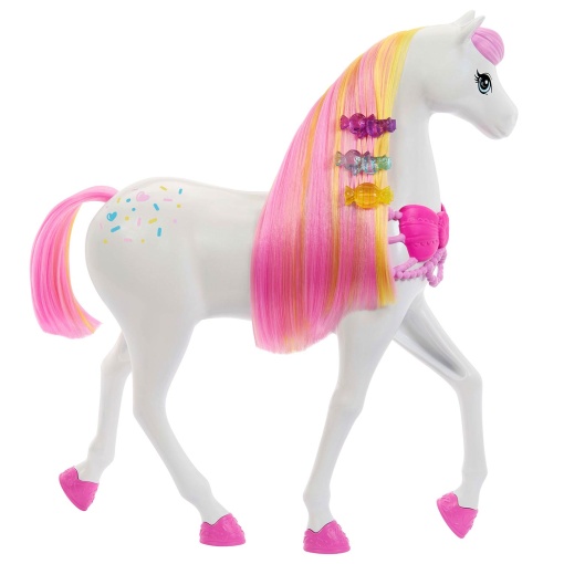 Barbie e o Quebra-Nozes cavalo e carruagem do reino dos doces Mattel JNH63