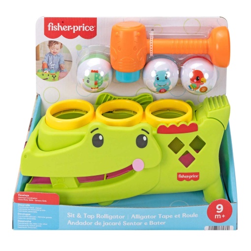 Crocodilo para sentar e brincar Fisher-Price Mattel JLB94