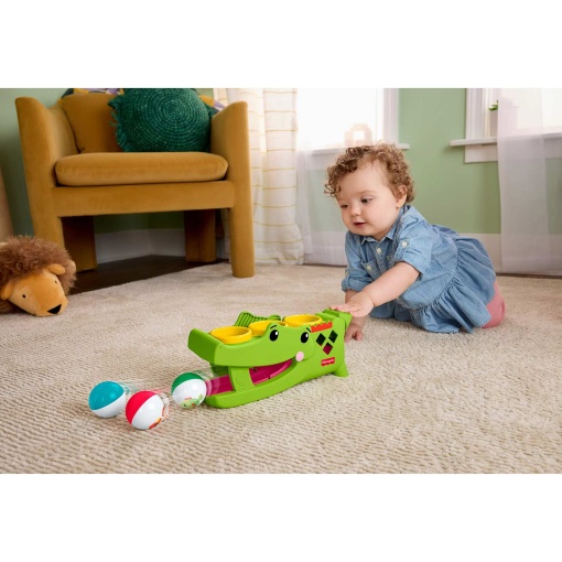 Crocodilo para sentar e brincar Fisher-Price Mattel JLB94