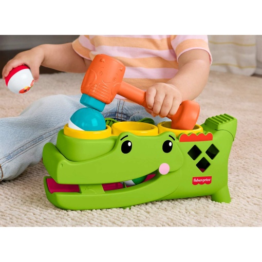 Crocodilo para sentar e brincar Fisher-Price Mattel JLB94