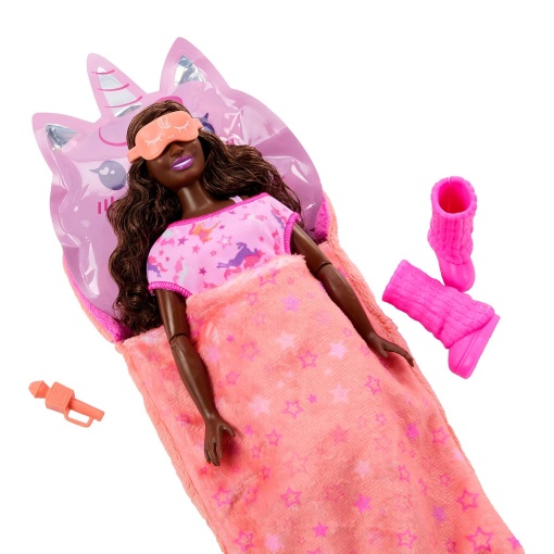 Barbie festa do pijama surpresa rosa Mattel JFG68/JMR89