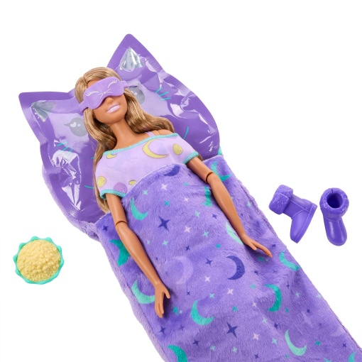 Barbie festa do pijama surpresa roxo Mattel JFG68/JMR90