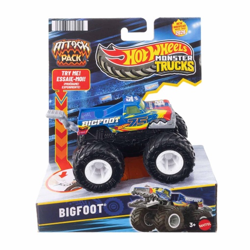 Hot Wheels Monster Trucks Attack Pack Bigfoot Mattel JMK92/JMK93