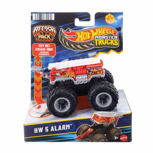 Hot Wheels Monster Trucks Attack Pack HW 5-Alarm Mattel JMK92/JMK98