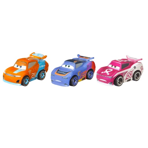 Disney Pixar Cars Mini Ryan Laney/Barry Depedalombada de Flip Dover Mattel (3 unidades) GKG01/HLL71