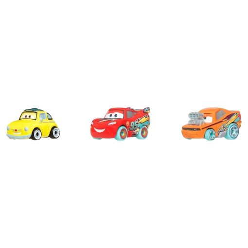Disney Pixar Cars Mini Luigi/Faísca McQueen/Snot Rod Mattel (3 unidades) GKG01/JJW61