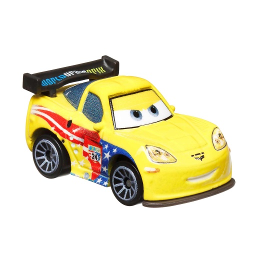 Disney Pixar Cars Mini Jeff Gorvette/Faísca McQueen/Carla Veloso Mattel (3 unidades) GKG01/HLL64