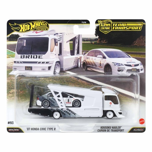 Hot Wheels Premium Car Culture Team Transport '07 Honda Civic Type R/Kousoku Hauler Mattel FLF56/JHX94