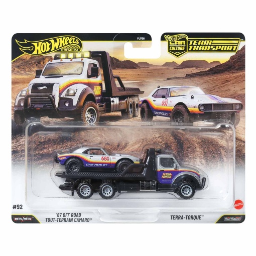 Hot Wheels Premium Car Culture Team Transport '67 Off Road Camaro/Terra-Torque Mattel FLF56/JHX93