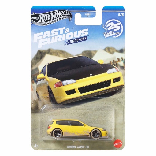 Hot Wheels Silver Series Fast & Furious Race-Off Honda Civic EG Mattel HNR88/JKX19