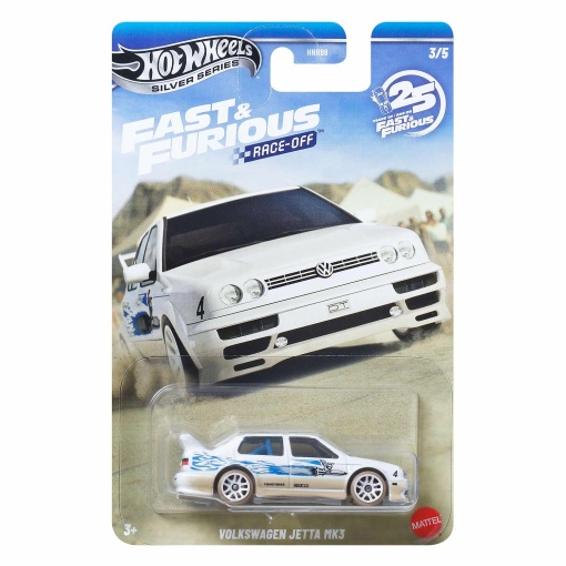 Hot Wheels Silver Series Fast & Furious Race-Off Volkswagen Jetta MK3 Mattel HNR88/JKX17