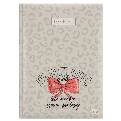 Agenda escolar diaria 120x165mm 2026/27 12 meses Papiro Fluid Art Fabulous