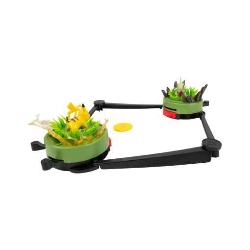Pokémon batalha de discos Pikachu e Larvitar Jazwares
