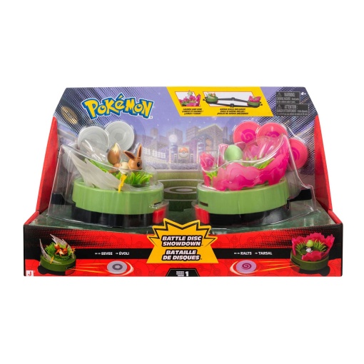 Pokémon batalha de discos Eevee e Ralts Jazwares