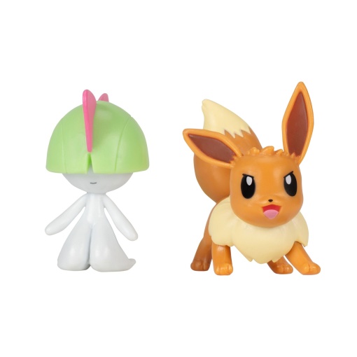 Pokémon disc battle Eevee and Ralts Jazwares