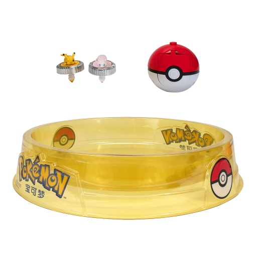 Arena de batallas Pokémon con 2 ruletas