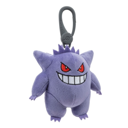 Porta-chaves peluche Pokémon Gengar Jazwares
