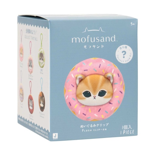 Porta-chaves peluche donut surpresa Mofusand Jazwares
