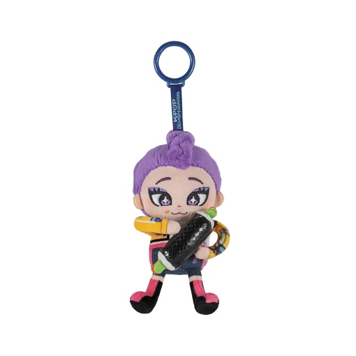 Porta-chaves peluche retrátil K-Pop Demon Hunters 10cm Rumi