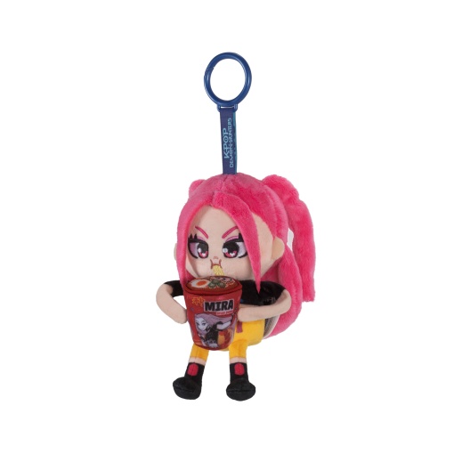 Porta-chaves peluche retrátil K-Pop Demon Hunters 10cm Mira