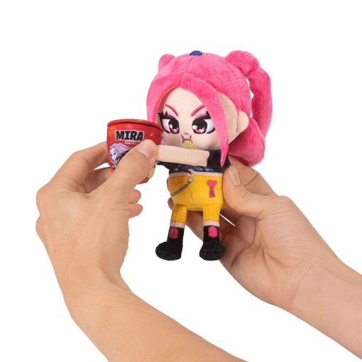 Porta-chaves peluche retrátil K-Pop Demon Hunters 10cm Mira