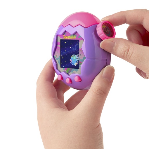 Tamagotchi Paradise Bandai Cielo Púrpura