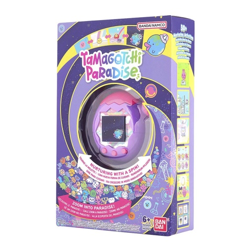Tamagotchi Paradise Bandai Cielo Púrpura
