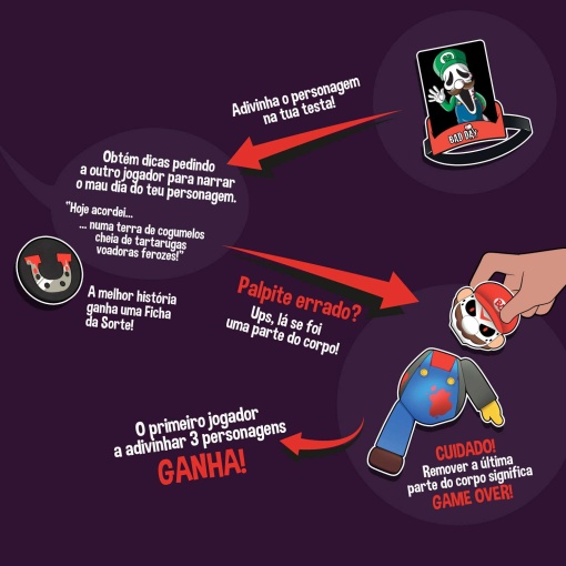 Juegos creativos en vivo de Bad Day