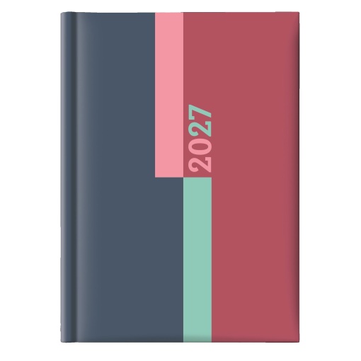 Agenda diária 120x165mm 2027 Papiro Spin azul