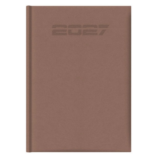 Agenda diária A5 2027 Papiro Noli ouro