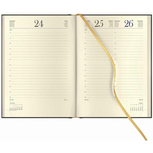 Agenda diária A5 2027 Papiro Tucson azul