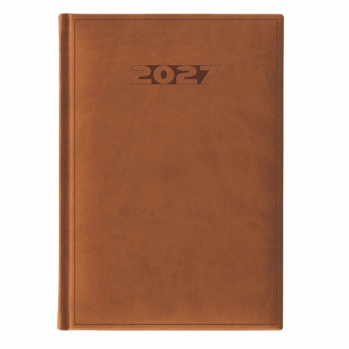 Agenda diária A5 2027 Papiro Tucson castanho
