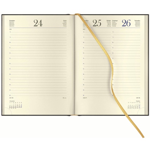 Agenda diária A5 2027 Papiro Tucson preto