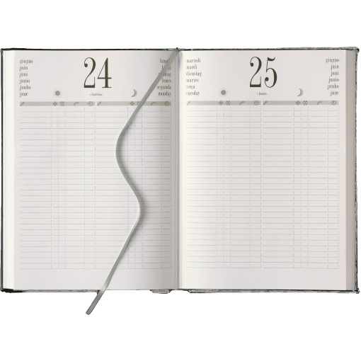 Agenda restaurante A4 2027 Papiro Matra preta 513
