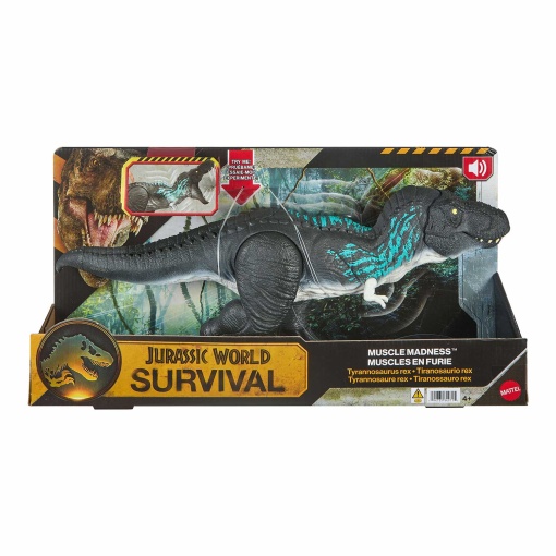 Jurassic World Survival muscle madness Tyrannosaurus Tex 55cm Mattel JKG92
