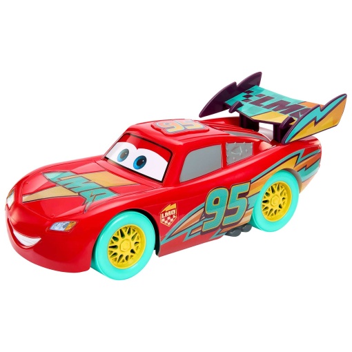 Disney Pixar Cars Faísca McQueen com luzes e sons Mattel JMT55