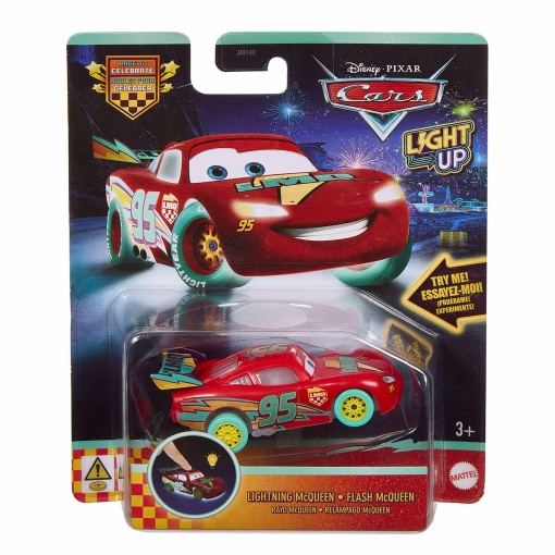 Disney Pixar Cars Light Up Faísca McQueen Mattel JMT42/JMT44