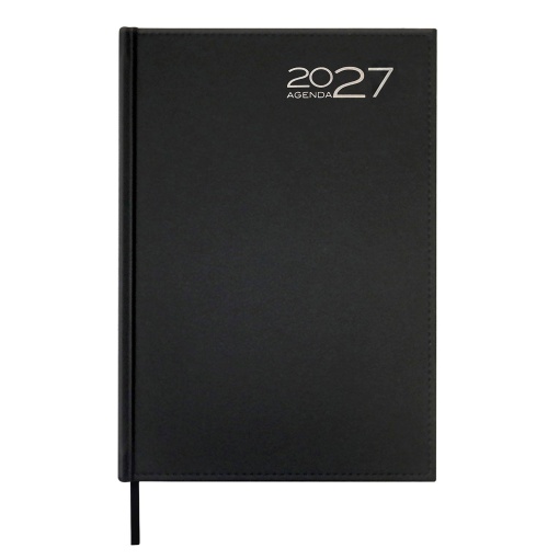 Agenda diária A5 2027 Firmo Orion preto