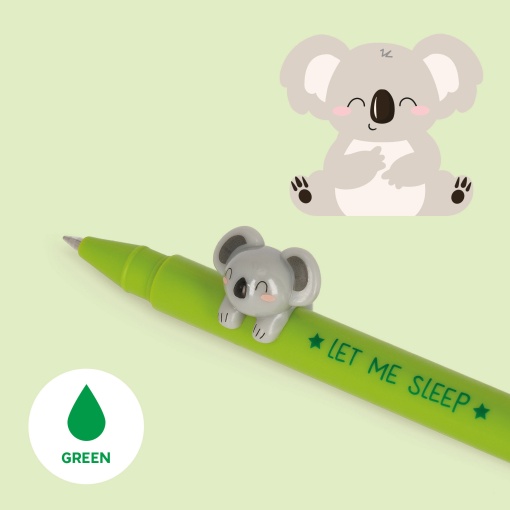 Legami Lovely Friends Koala "Let Me Sleep" 19 Gel Ballpoint Pen