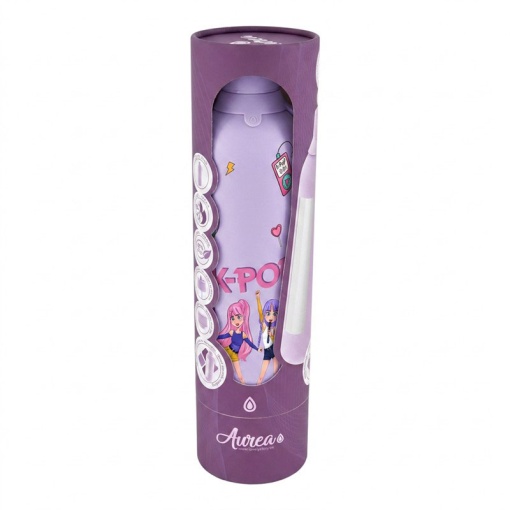 Garrafa térmica Lovely Story K-Pop lilás 750ml