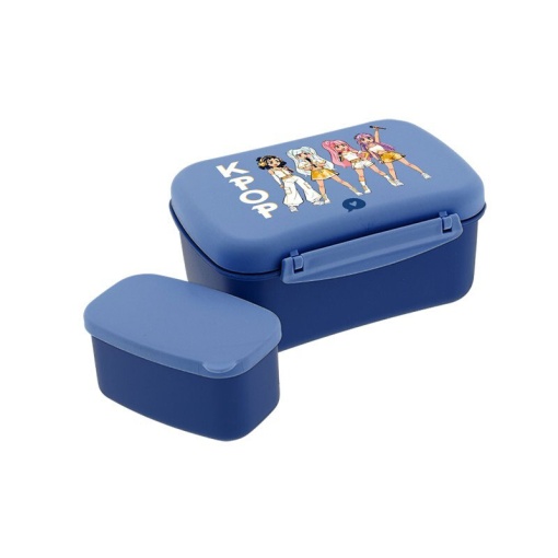 Caixa de lanche Lovely Story K-Pop (2 unidades) azul
