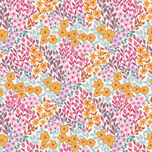 Tecido Andover Sunset Cottage Petalfield Cream 1x1,12m 10273/L