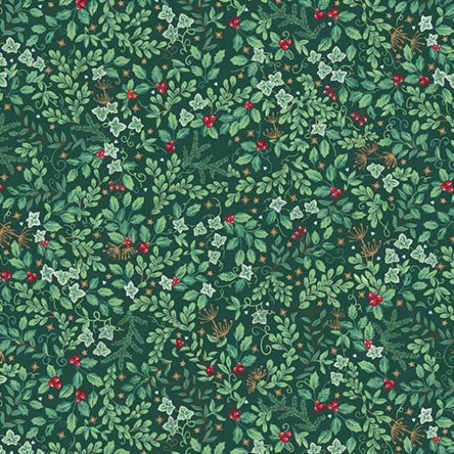 Tela Makower Country Christmas Evergreen Green 1x1,12m 234/G